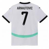 Österrike Marko Arnautovic #7 Bortatröja Dam EM 2024 Kortärmad